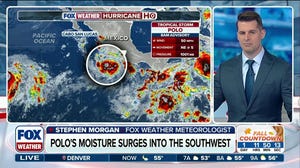 Tropical Storm Polo to rapidly intensify into major hurricane and fuel U.S. Southwest flood threat