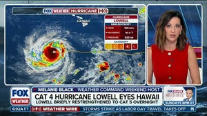 Hurricane Lowell expected to begin turn towards Hawaiian Islands