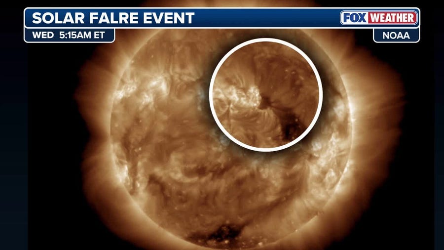 Watch: Three powerful solar flares emanate from the sun 