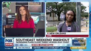 Southeast weekend washout soaks New Orleans
