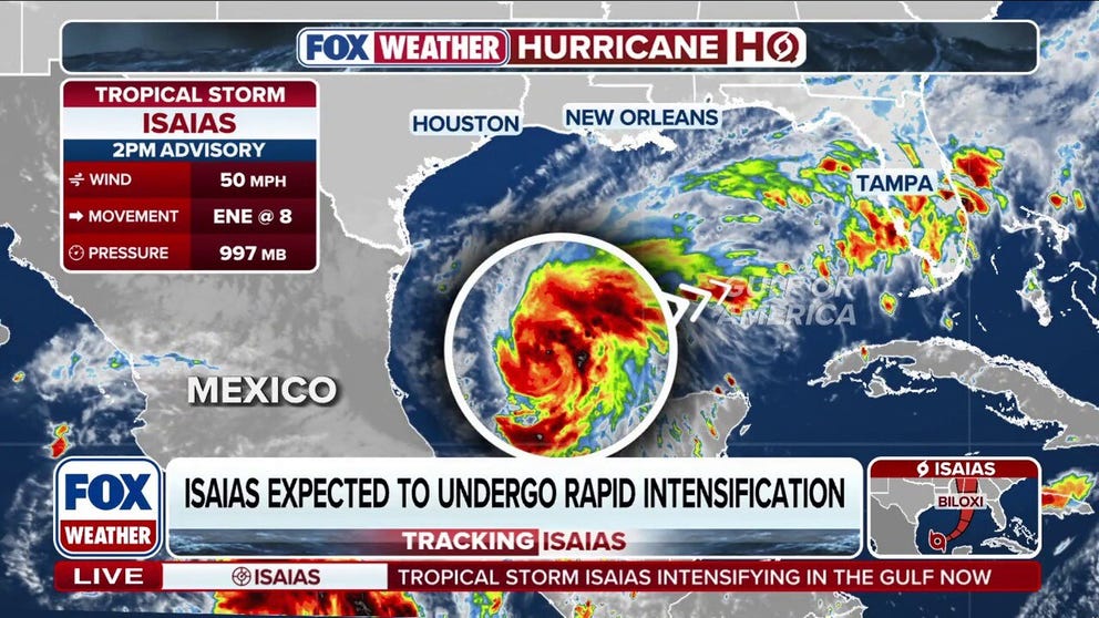 Tropical Storm Isaias is strengthening and is forecast to become the first Atlantic hurricane of the season. FOX Weather Hurricane Specialist Bryan Norcross breaks down the latest on Isaias and what to expect next.