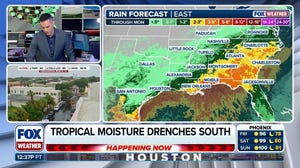 Tropical moisture targeting South with weekend washout