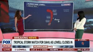 Tropical Storm Watch issued for Oahu as Hurricane Lowell closes in on Hawaii