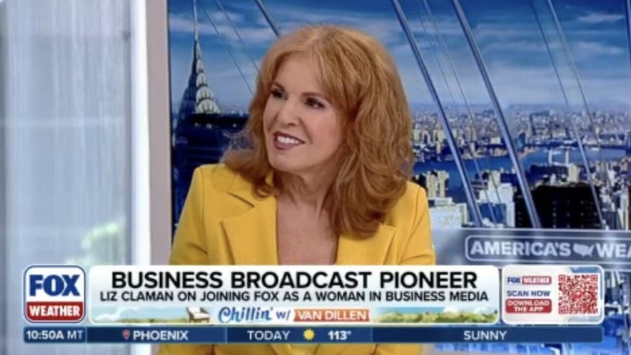 FOX Business Host Liz Claman joins Chillin' with Van Dillen