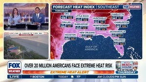 Dangerous heat dome traps over 70 million under heat alerts across the Southeast 