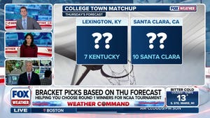 Meteorologists pick round 1 college basketball bracket winners based on forecasts