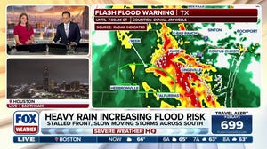Rounds of heavy rain trigger Flash Flood Warnings across Texas and the South, with more storms ahead