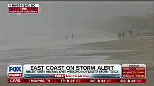 First fall Nor’easter batters the Outer Banks’ coast causing severe beach erosion and flooding