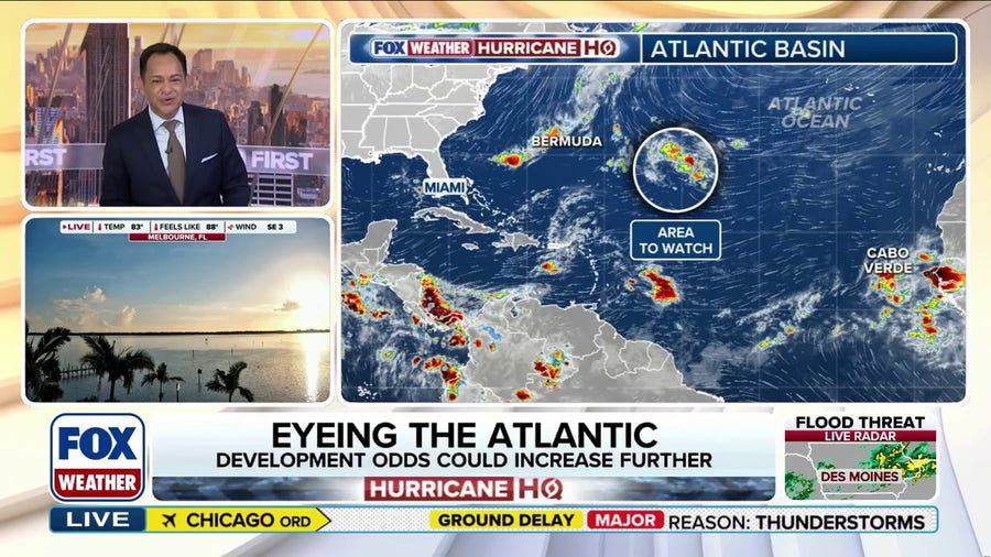 Tropical development odds increase in the Atlantic