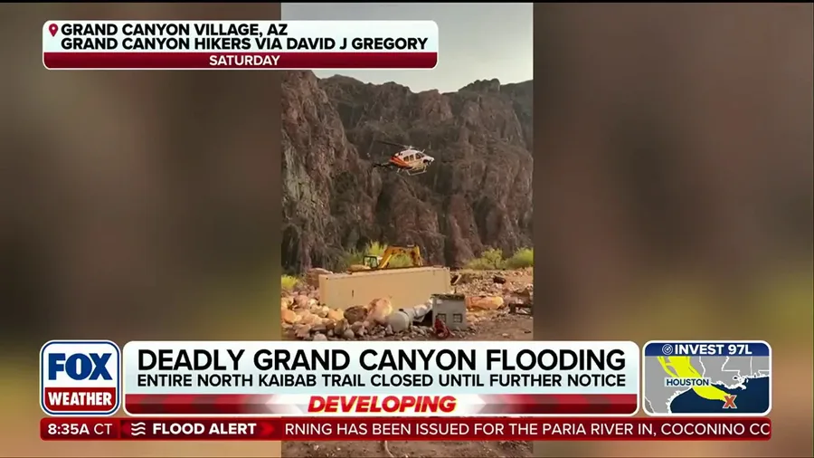 Deadly Grand Canyon flash flood leaves 15 missing as search continues amid renewed flood threat