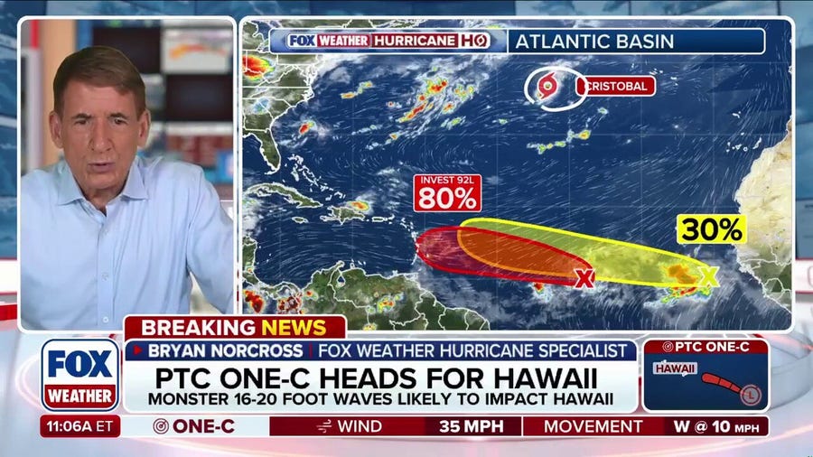 Exclusive analysis Bryan Norcross: Tropical Storm Cristobal forms, Caribbean eyes two systems