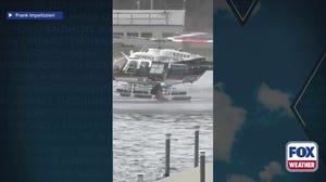 Watch: Dog shivers after harrowing skid rescue from frigid New York river