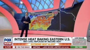 Intense heat baking the Eastern U.S. as summer-like temperatures take aim at millions