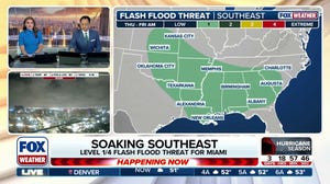 Flash flood threat renews across the Southeast as rain brings needed drought relief