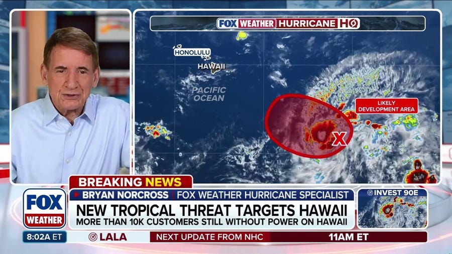 Exclusive analysis: New tropical threat emerges for Hawaii hot on the heels of Lala