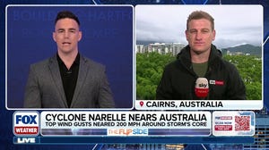 Cyclone Narelle makes landfall in Australia