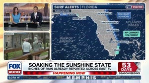 Heavy rain soaks drought-stricken Florida with life-threatening rip currents lasting into weekend