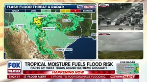 Tropical moisture fueling Texas flood threat ahead of Halloween