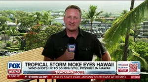 Live from Hawaii: Tropical Storm Moke approaches the Aloha State
