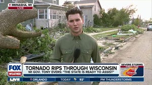 Tornado leaves trail of destruction across cities in Wisconsin's Fox Valley
