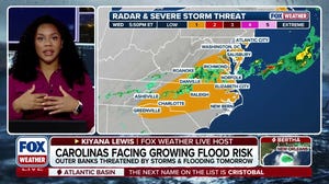 Carolinas face a growing flood threat amid severe storms