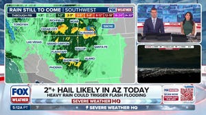 Rare severe storm threat targets Arizona with potential egg-sized hail, tornadoes