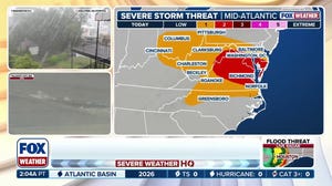 Damaging winds, flash flooding threaten millions as severe storms target the East