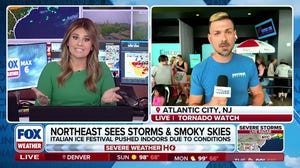 Northeast faces double weather threat From smoke and severe storms