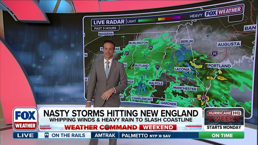 New England hit with yet another weekend of rainy, stormy weather