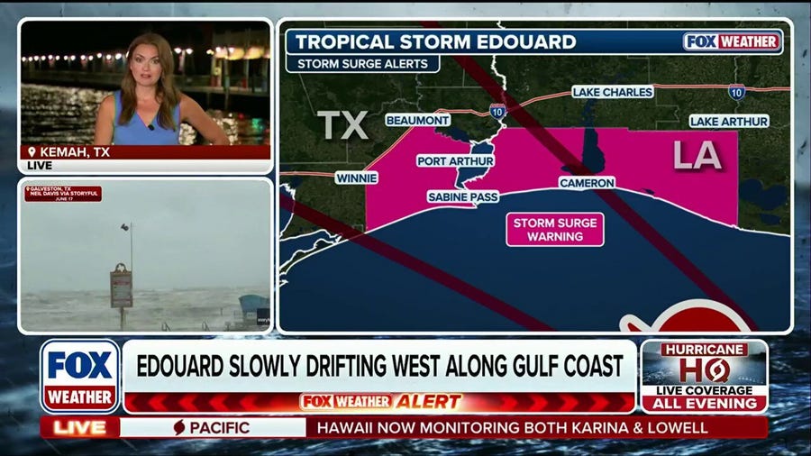 Tropical Storm Edouard to 'significantly strengthen' before slamming Texas, Louisiana