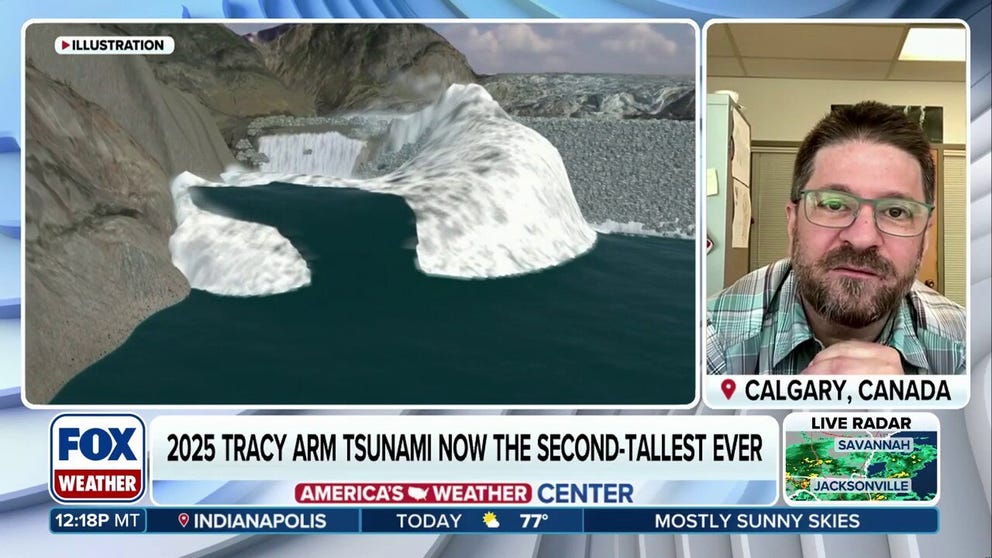On August 10, 2025, a landslide in Alaska’s Tracy Arm triggered a tsunami, and a recent study of the massive debris collapse revealed that the resulting wave was the second-highest tsunami ever recorded. Dan Shugar, an associate professor in the Department of Earth, Energy and Environment at the University of Calgary, joined FOX Weather to explain how the landslide occurred and what the massive collapse looked like as it unfolded.