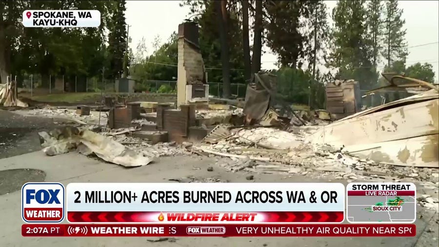 Destructive wildfires devastate Washington State with 700+ structures destroyed as blazes continue