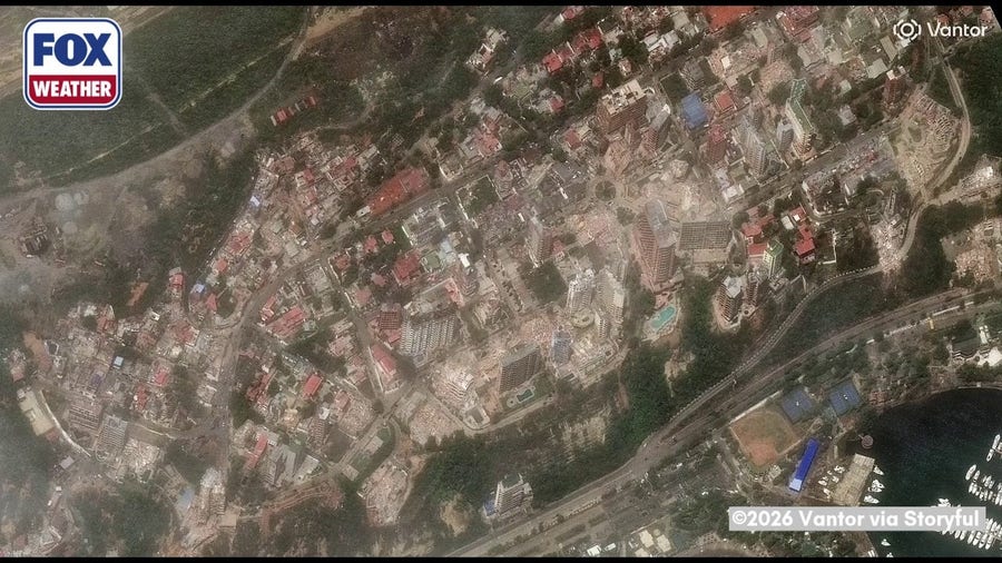 Satellite images show before and afters of destruction in Venezuela after deadly earthquakes
