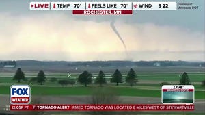 Minnesota camera catches tornado in progress near Rochester