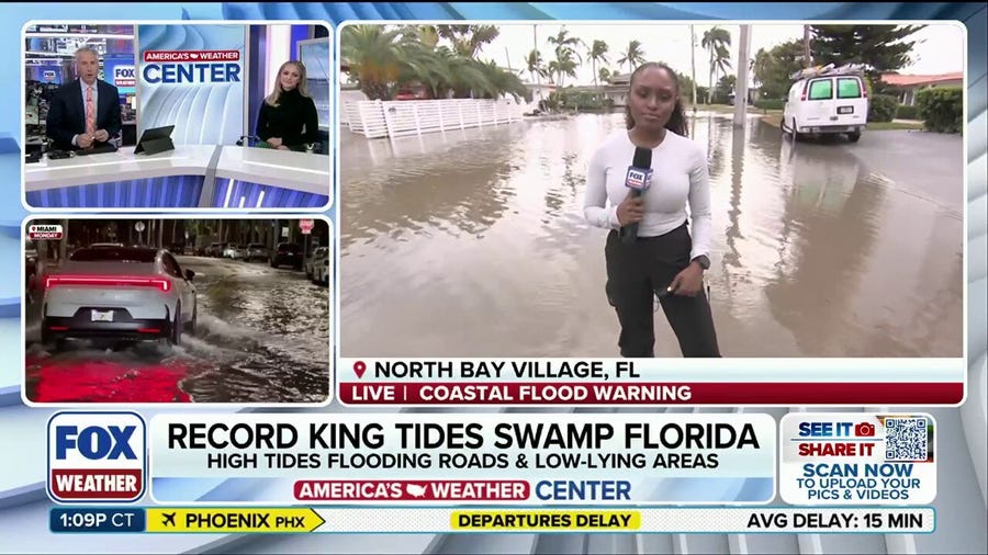 Record King Tides swamping South Florida
