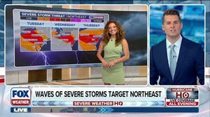 Rare multiday severe storm threat targets Northeast, Mid-Atlantic