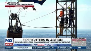 Hot Air Balloon caught in cell tower prompts high stakes rescue