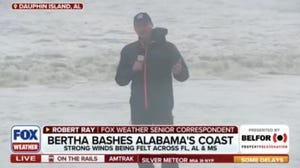 Tropical Storm Bertha makes landfall in Louisiana as strong winds slam the coast of Alabama