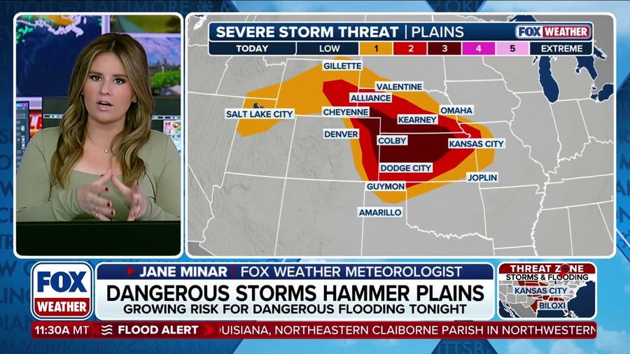 Damaging winds, hail and possible tornadoes to slam the Great Plains