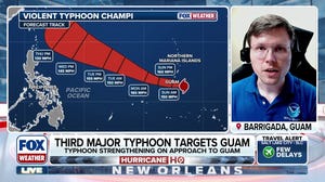 Champi rapidly intensifies into a Violent Typhoon and could make rare direct landfall on Guam