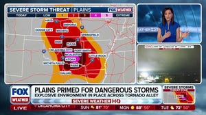 Severe storm threat increases across Southern Plains with large hail, strong tornadoes possible