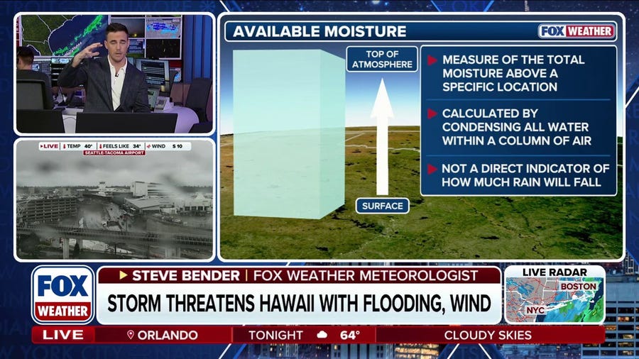 Atmospheric River threatens Hawaii, Pacific Northwest with flooding and high winds