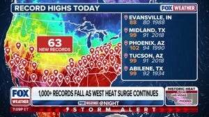 Record breaking heat wave shatters over 1,500 records with more extreme temperatures ahead
