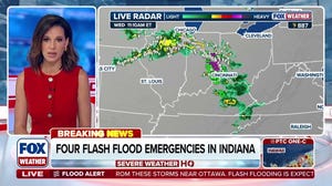 Flash Flood Emergencies issued across parts of Indiana as severe storm threat returns to Midwest