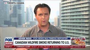Canadian wildfire smoke invades the US