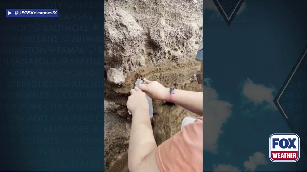 Three scientists went on a mission to collect tephra samples from one of Kilauea's craters in order to help further research into the volcano's behavior.
