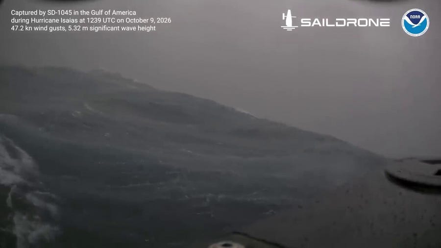 Inside a major hurricane: Saildrone documents Isaias at peak intensity