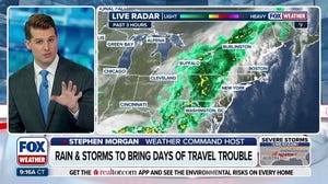 Cold front to bring soaking rain, messy East Coast evening commute