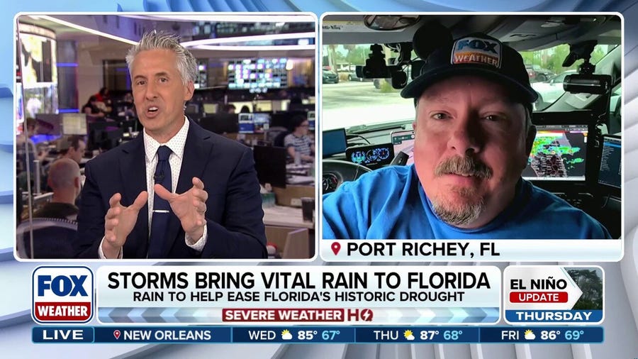 Severe storms bring vital rain to Florida