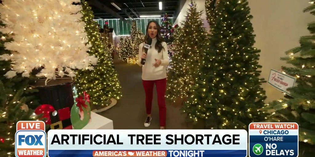 Artificial Christmas tree shortage in US Latest Weather Clips FOX